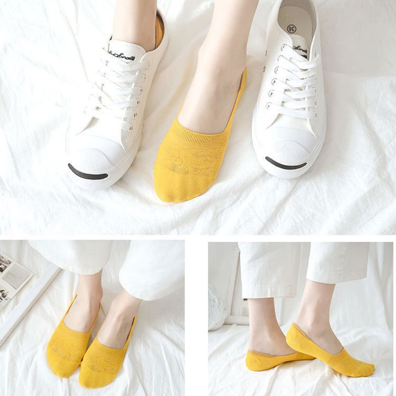 جوارب القوارب النسائية ذات الألوان الصلبة مع الجوارب الضحلة المجوفة جوارب القوارب النسائية ذات الألوان الصلبة مع الجوارب الضحلة المجوفة